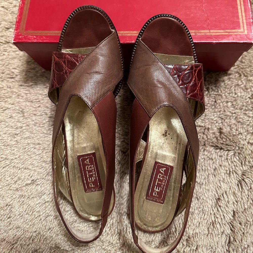 Petra brown sandal size 9